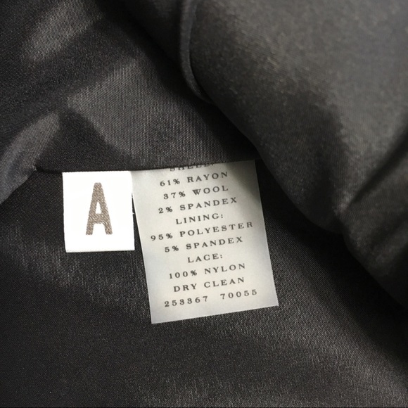 Ann Taylor Black Pencil Skirt 2-pc Suit, sz 4P - Picture 4 of 8